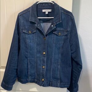 Coldwater Creek Women's Blue Denim Jacket